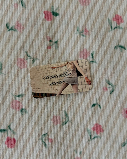 samantha marie sticker <3